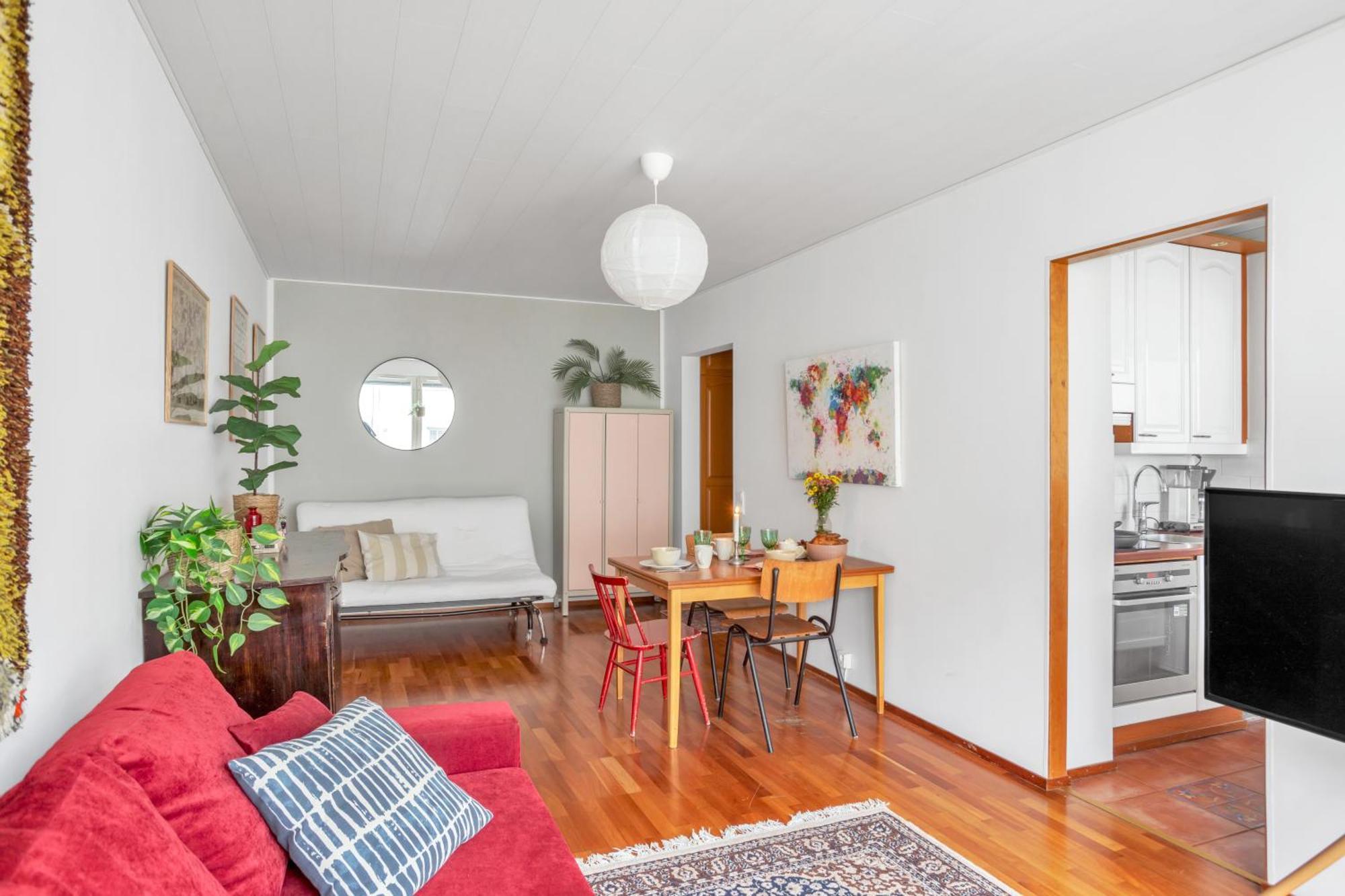 Appartement Design District W Free Parking Garage, Balcony, Netflix, 200m Tram&bus Helsinki